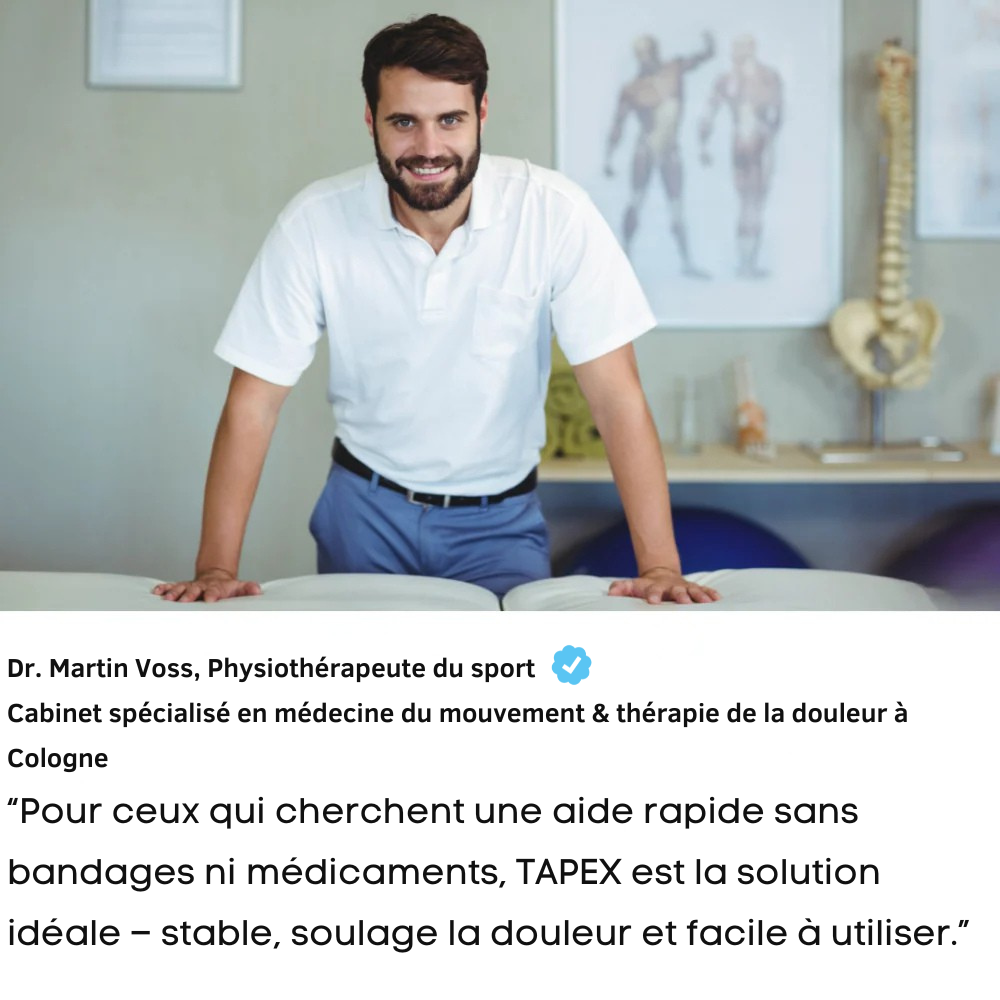 TAPEX™ – GenouFlex | Soulage instantanément la douleur & stabilise votre articulation